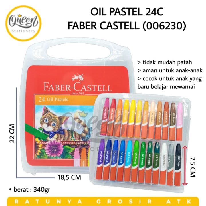 Krayon Faber Castell isi 24